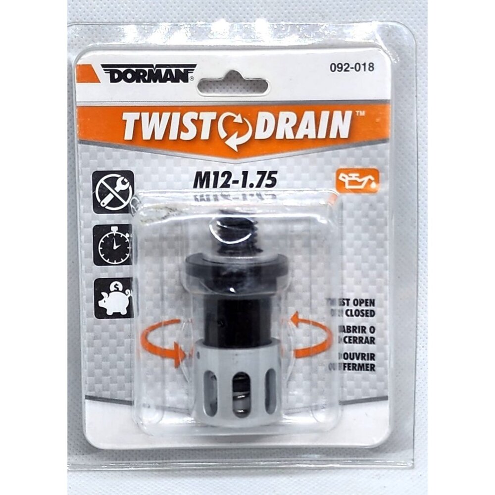 Adv 2017 Dorman Twist Drain M12-1.75 – Tool-Free, Time-Saving & Cost-Effective
